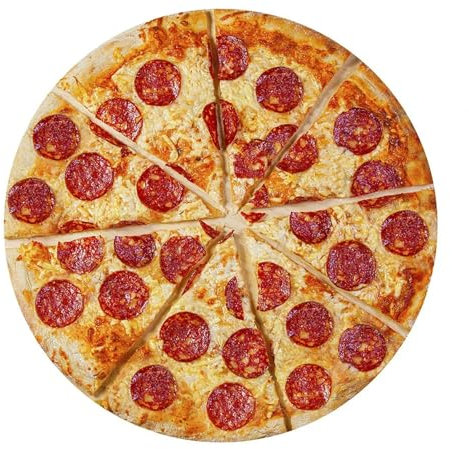 Gyios Decke Weiche Warme Flanell Tortilla Pizza Decke Lustige Nahrung Gedruckt Runde Form Wurf Decke Für Schlafsofa-stil3-durchmesser 90cm