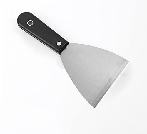 Spatole for stucco, raschietti for cartongesso, spatole flessibili in acciaio inox, utilizzate for carta da parati, set di strumenti for rimuovere lo stucco dalle pareti.(4inch)