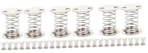 ibasenice 30stücke Doll Spring Bases Teiliges Wackelkopf-Basis Für Kreative Anwendungen Metallmaterial Dekoration Für Auto Büro Zuhause Kompakt Vielseitig