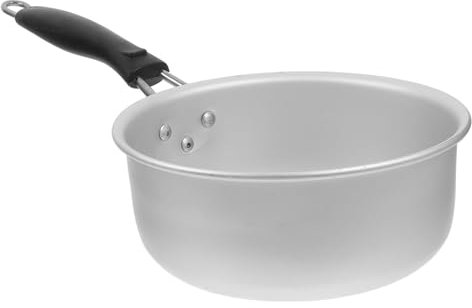 Garneck Mestolo in Alluminio Per Cucina E Bagno - Paletta Portatile - Riutilizzabile - Manico Spesso - Portata - Calore - Ideale Per Cucinare E Servire