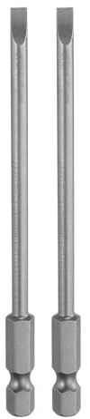 QUARKZMAN 2Pcs Embouts de Tournevis Plats Magnétiques Sl4 4mm en Acier S2