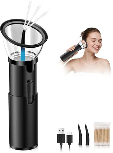 ZonGym Electric Ear Wax Removal Kit – Retractable Ear Cleaner, Safe Ear Syringe and Effective Ear Cleaning Kit, Waterproof Ear Wax Remover for Humans with 4 Pressure Modes