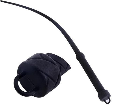 Rwigeboo Fusta para Montar Látigo de Silicona para Caballos de 24 Pulgadas de Largo Fusta para Caballos Ligera y cómoda con Mango Antideslizante Látigo para equitación portátil para Entrenamiento