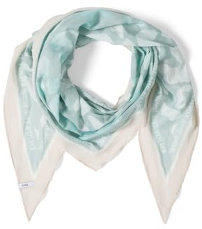 Cecil Tuch mit Leo-Muster in Diamantform mint sea green A