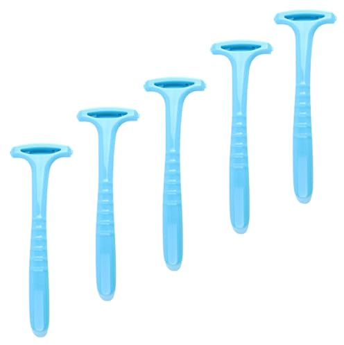 PATKAW Raspa per Piedi 5pezzi in Pp Blu per Uso Domestico Rimozione Calli e Pelle Morta Strumento Stabile e Leggero per Pedicure Professionale e Casalinga