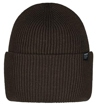 Barts Haveno Beanie Braun - Warme dehnbare Strickmütze, Größe One Size - Farbe Brown