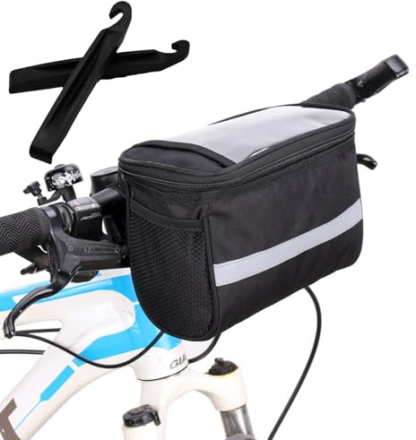 Bavooty Wasserdicht Lenkertasche Fahrrad, Fahrradkorb Vorne, Lenkertasche Ebike, Fahrradtasche Vorne