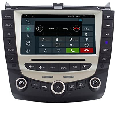 JINFOLI Radio Audio WIFI Canbus GPS Navigazione BT 7 pollici 2 DIN Android 10 Auto Lettore DVD Adatto, for Accord, 2003 2004 2005 2006 2007 Impianto audio stereo per auto