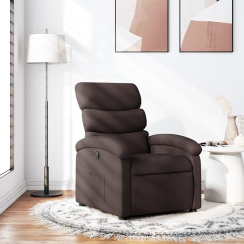 Xichuzi Relaxsessel Dunkelbraun Stoff, Relaxsessel, Fernsehsessel, Kinosessel, Gaming Couch - 371694