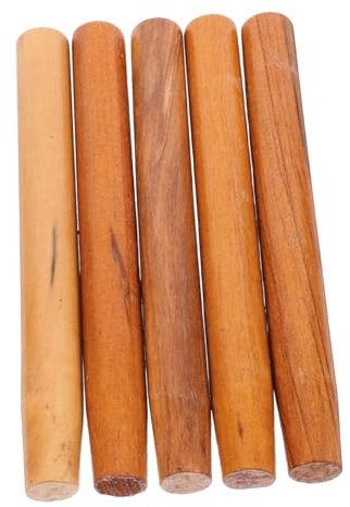 IWOWHERO 5 Pezzi Manico Per Manico Per Pala in Legno Per Di Ricambio Da 30 Cm Per Falci Paesaggistici Per Da Giardino Pale Cenere Mestolo Per Carbone