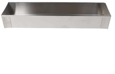 Springwillfly Molde rectangular de acero inoxidable para pan (40 X 10 X 6 Cm) con tapa extraíble Horneado apto para horno para tiramisú y pasteles (b)
