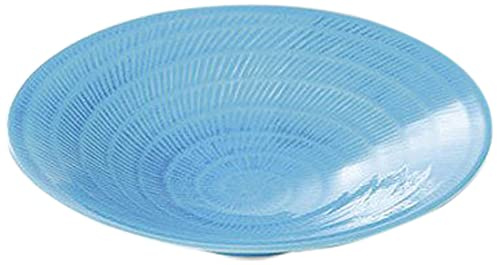 Set of 10, Large Bowl, Planting Bowl, Turkish Blue Flying Kanna 8.0 Pot, 9.2 x 2.2 inches (23.3 x 5.6 cm), Restaurant, Ryokan, Japanese Tableware, Restaurant, Commercial Use, Tableware