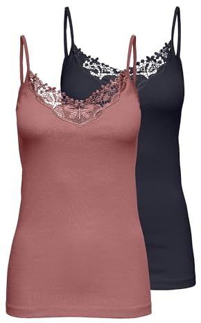 ONLY Female Tanktop Normal geschnitten Rundhals Tank-Top