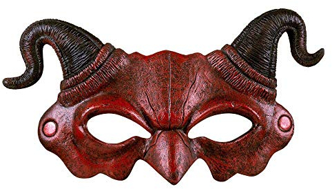 Boland 72254 Demi-masque en mousse Demon Multicolore