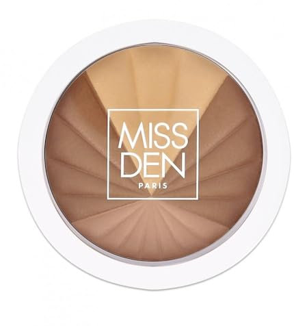 Miss Den Trio Bronze Eclat Peaux Claires Poudre de Soleil Effet Hâlé Naturel