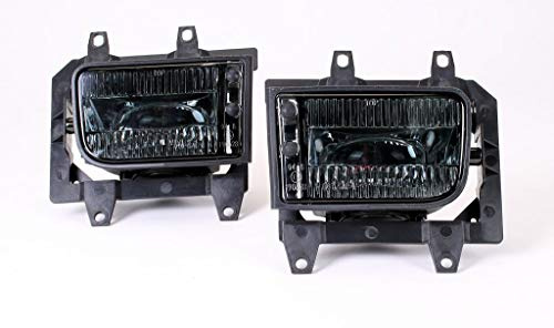 Nebelscheinwerfer Set Echtglas schwarz H3 passend für 3er E30 Facelift 1987-1994