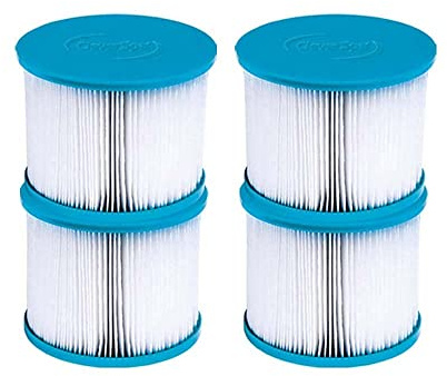 CleverSpa 80mm x 100mm Hot Tub Spa Replacement Water Filter Cartridges (4 pack)
