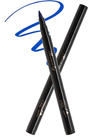 Eyeliner Blau, Nicht Schwindelig Schöner Wasserfester Flüssiger Eyeliner-Stift Eyeliner Lila Lidschatten Stift für Anfänger und professionelle Maskenbildner (05# blau)