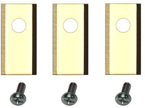 Genisys Titan Remplacement des Couteaux Lames Compatible avec Parkside Smart Tondeuse - LongLife - 1-Trou à la Rupture [DIN en 50636 vérifié] - avec Vis, pièce:9