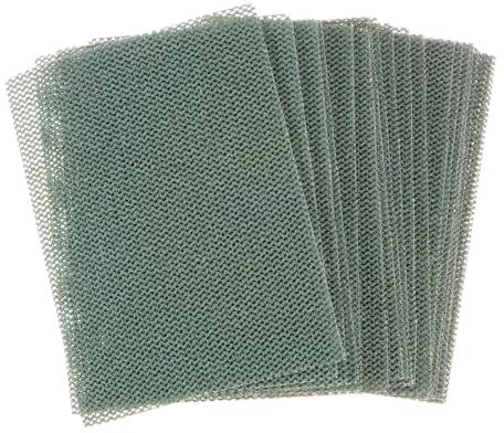 sourcing map 20 hojas de lija de malla de grano 80 de 3 x 4 pulgadas, papel de lija húmedo o seco, almohadillas abrasivas sin polvo para coche, madera, yeso, metal pulido y molienda