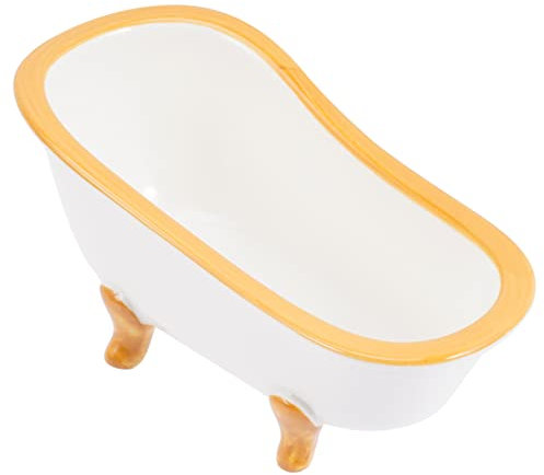 CORHAD Hamster Badezimmer Aus Keramik Niedliche Hamster Toilette Sandbad Für Kleine Haustiere Stabile rutschfeste Konstruktion Für Sicheres Spielen Und Baden