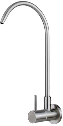 Wand Armaturen für Küche Osmoseanlage Wasserhahn 360° Drehbarer Einhand Spülenarmatur 1/2,Gebürstet