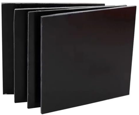 Placa de aislamiento epoxi G10 de 1,5 mm de grosor, 100 x 100 mm, plantilla de fibra de vidrio negra FR4 para impresión 3D, placa de aislamiento de circuito antiestático, 1 unidad