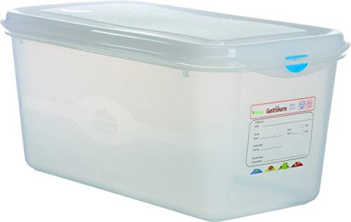 Gastronorm Food Storage Ingredient Containers - Perfect for restaurants, mass catering, events, meal prep, fridge organisation - Available in 23 Different Sizes (Air-Tight Gastronorm 1/3 6 Litre)