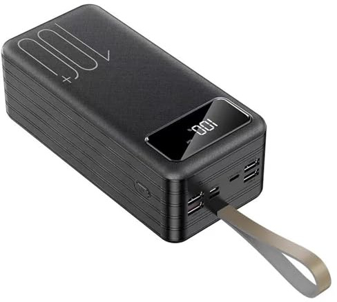 Batterie Externe 60000 mAh/80000 mAh/100000 mAh USB C avec écran LED, Charge Rapide 18 W, Chargeur Portable Compatible avec Smartphones et tablettes.(D,80000Mah)