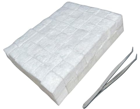 96 mechas pequeñas de lana de cerámica para chimenea, núcleos de algodón para bioetanol, alcoholes y chimeneas, pequeñas mecha de lana de cerámica duradera