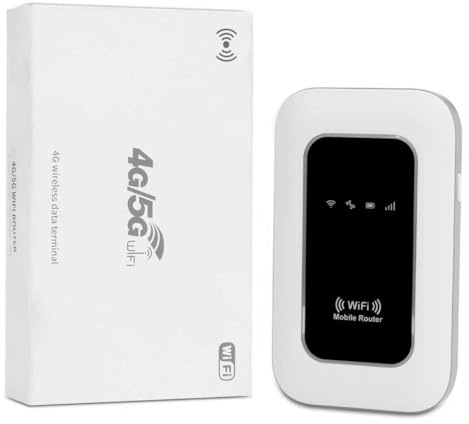 Routeur WiFi Mobile 4G LTE Portable,High Speed Travel Hotspot Mini Routeur Mobile-Connecte jusqu'à 10 Appareils-Sécurité WPA2-PSK-150Mbps-Batterie 2100mAh