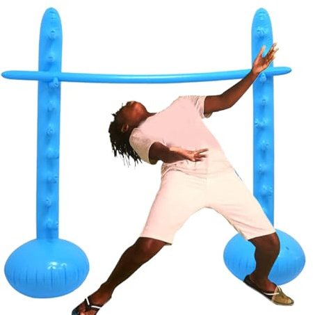 Aufblasbarer Sprungstock – PVC-Sprungstange | 71 Zoll Tragbares Outdoor-Hochsprungspiel Für Das Motorische Koordinationstraining | Unterhaltsame Interaktive Aktivität Für Kinder, Mädchen Und Erwachsen