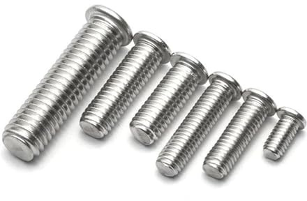 Pernos de soldadura, Pernos de soldadura acero inoxidable, M3-M6 plateados, L6-50mm, 100-1000 Uds. for CD(Silver-1000Pcs,M6)