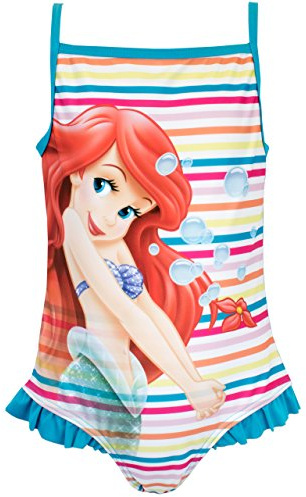 Disney Maillot De Bain Maillot De Bain La Petite Sirène | Maillots De Bain Fille | Maillot De Bain Princesse | 7-8 Ans