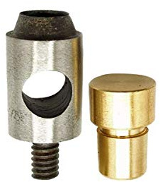 Weddecor 3mm Steel Hollow Hole Punch Kit - Heavy Duty Solid Steel - Multisized Tool Cutter for Leatherworking, Synthetic Gasket Rubber, Plastic - Universal Green Hand Press Machine Accessory | Multisized Tool Cutter for Leatherworking, Synthetic Gasket Rubber, Plastic - Universal Green Hand Press Machine Accessory