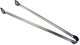 Pinza professionale in acciaio inox Rex Garden in acciaio inox, extra lunga, 58 cm, per barbecue e bistecche, di alta qualità, durevole
