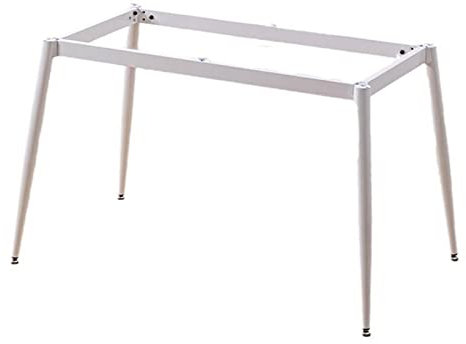 Tischgestell Schwerlast Tischkufen Metall Tischbeine,Stahl Tischgestell Möbelfüße,für Esstisch Bürotisch Bartisch Schreibtisch und Arbeitstisch,mit Saugnapf und Schrauben,Weiß (145*65cm(57*26in),A)