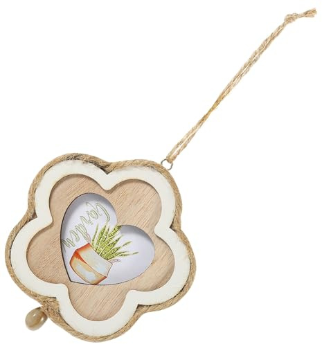 Garneck Holz-bilderrahmen Mini-ornament Bastel-bilderrahmen Für Hausdekoration Wanddekoration Für Jungen- Und Mädchenzimmer Dekorationsartikel