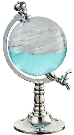 Ensemble de carafe à whisky - Distributeur de liqueur en verre antique | Ensemble de carafe de bar classique, ensemble de carafe en forme de ballon, distributeur de liqueur en verre antique