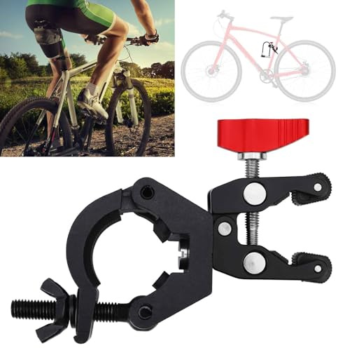 U Lock Bike Mount, Heavy Duty Aluminum Alloy Bike Lock Holder Clamp Lock Mounting Bracket, Quiet, Fits 0.47-0.98 Shackles Compatible with Kryptonite and Most Other Bicycle U-Locks Accessories