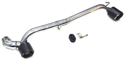 KAEW Endstuck Auspuff für BMW E90 E92 320i 318i 325i 335i, Auspuffblenden Edelstahl Auto Endstück Endschalldämpfer Spitze Endrohrblende,normal-B Carbon Fiber