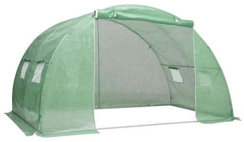 Xichuzi Gewächshaus 8 m² 2x4x2 m, Frühbeet, Tomatenhaus, Treibhaus, Greenhouse, Garten Zubehör
