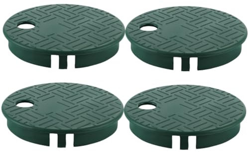 FONDOTIN 4stücke Praktische Ventilboxen Abdeckungen Für Sprinkler-bewässerungssysteme Wiederverwendbare Kunststoffdeckel Installieren Langlebig Und Vielseitig Einsetzbar