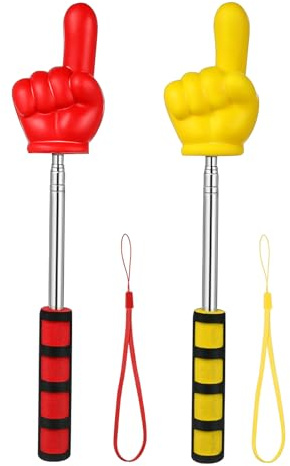 Sewroro Puntero Diseño Telescópico con Extensible para Profesores de Ergonómico Agarre Espuma, 2 Piezas y Enseñanza Aula y Presentaciones