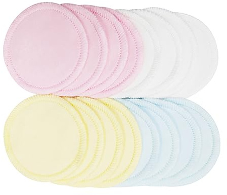 SKISUNO 8stücke Abschminkpads aus Reiner Baumwolle Wiederverwendbare Make-up-entferner-pads Inklusive Netzbeutel für Sanfte Hautreinigung Geeignet für Reisen und Tägliche Anwendung