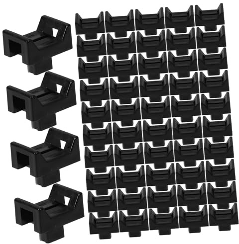 Operitacx 100piezas Portacables Unidades Soporte Bridas Con Orificio Tornillo Fijación Cables Montaje Sillín Accesorios Bridas Hogar