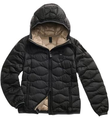 Blauer Giacca Corta Camelia Piumino Donna Nylon Nero S
