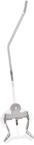 PRETYZOOM Portable Baritone Horn Music Lyre Holder with Wear-resistant Metal Plating, Firmly Holds Scores, for Marching Band Performances, Simple and Stylish Silver Design