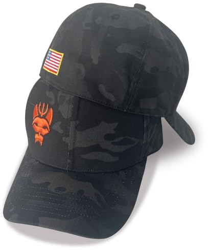 YUSENGMOO Blackbeard Stickerei Taktische Baumwolle Baseballkappe | Unisex Taktische Baumwolle Blackbeard-Baseballkappe,schwarz verstellbare Trucker-Kappen,Angeln, Jagen,Edward Teach-Geschenke