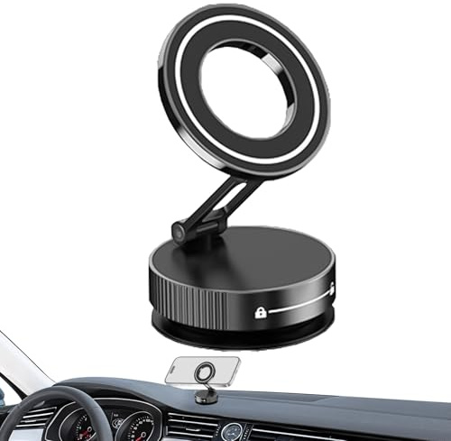 Soporte magnético para teléfono al vacío, Soporte Giratorio para Smartphone, Equipo Duradero de Industrial, Accesorio Profesional para automóvil con Estilo Moderno, Herramienta para automóviles